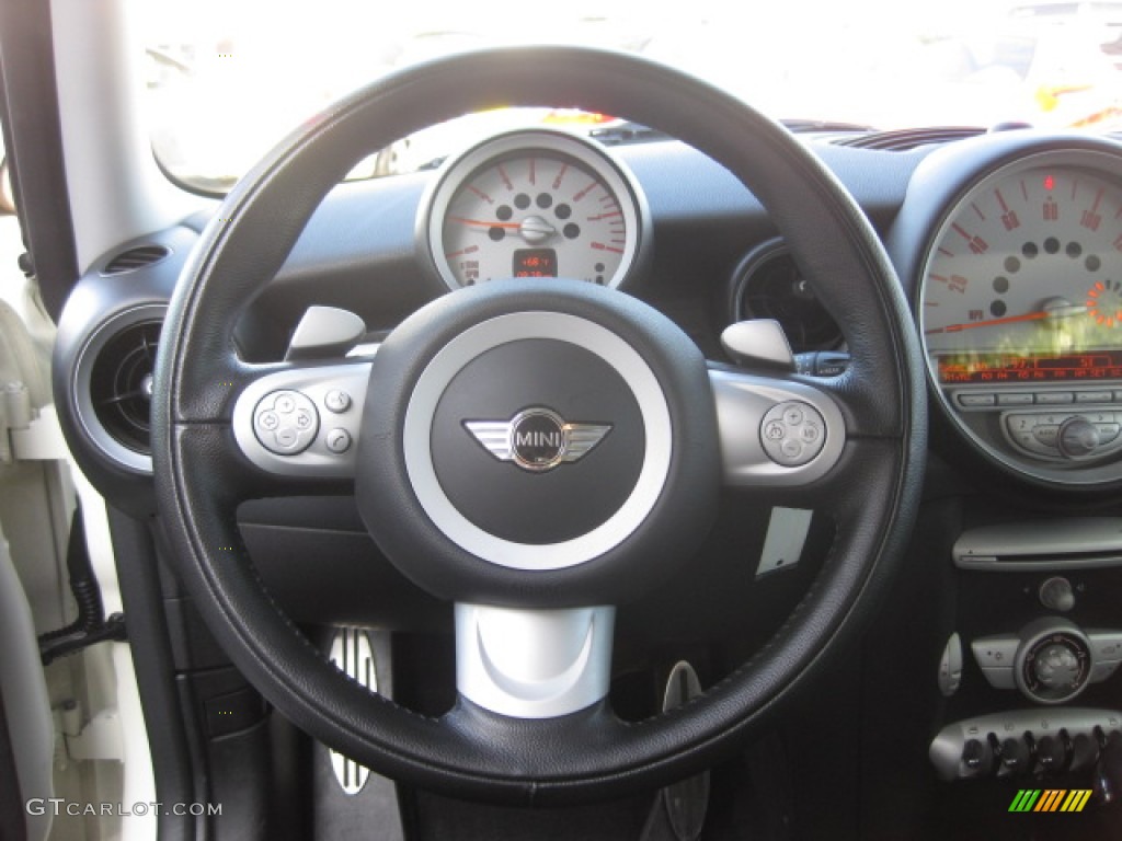 2010 Cooper S Hardtop - Pepper White / Grey/Carbon Black photo #10