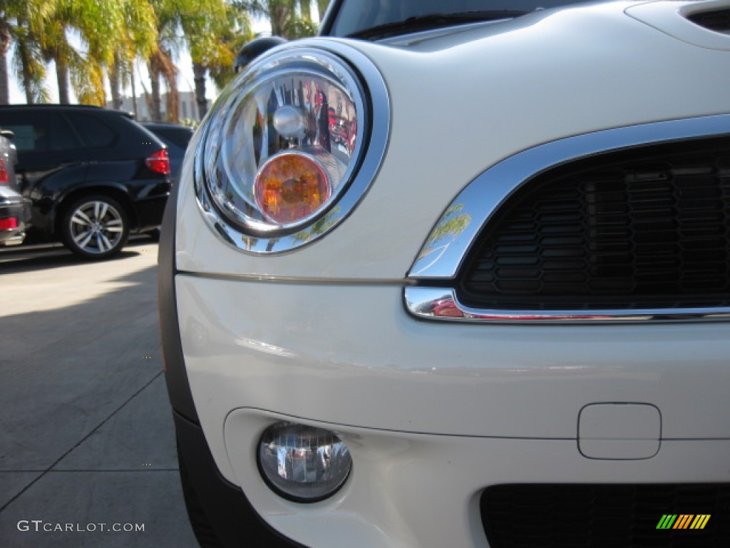 2010 Cooper S Hardtop - Pepper White / Grey/Carbon Black photo #21