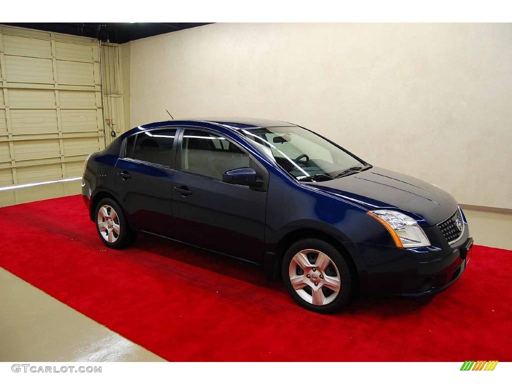 2007 Sentra 2.0 S - Blue Onyx Metallic / Charcoal/Steel photo #1