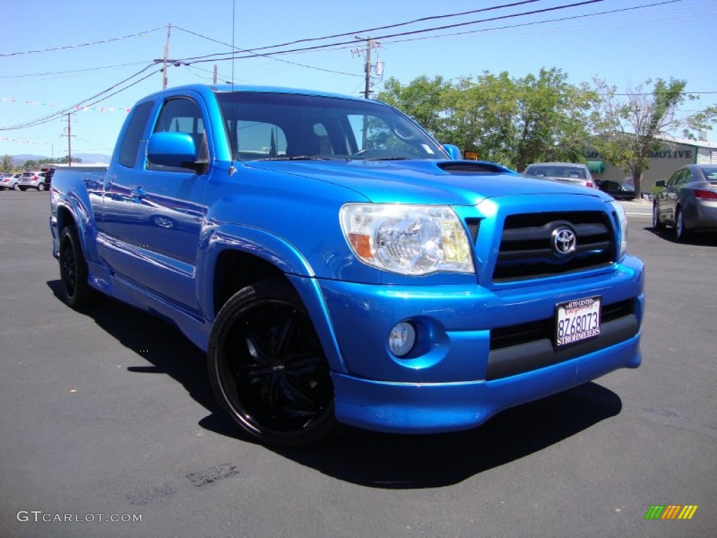 2007 Tacoma X-Runner - Speedway Blue Pearl / Graphite Gray photo #1