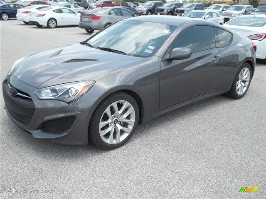 2013 Genesis Coupe 2.0T - Gran Premio Gray / Black Cloth photo #1