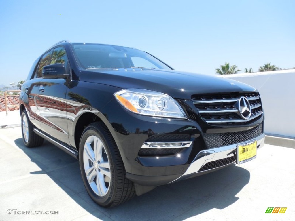 2013 ML 350 BlueTEC 4Matic - Black / Black photo #11