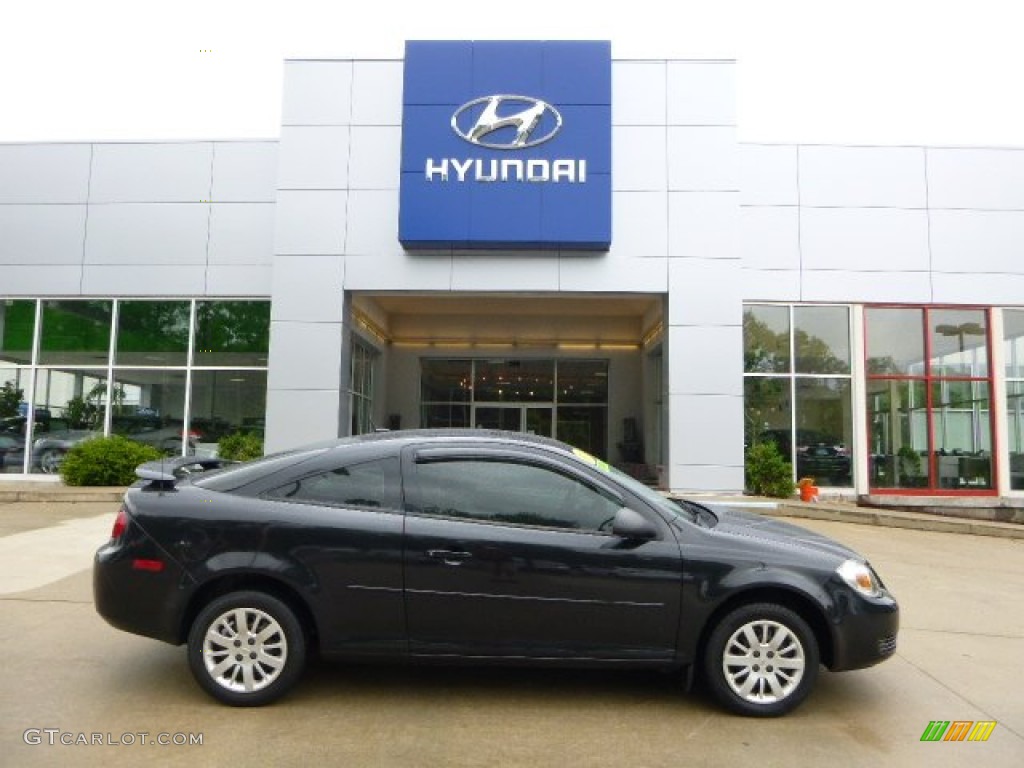 2010 Cobalt LS Coupe - Black Granite Metallic / Gray photo #1