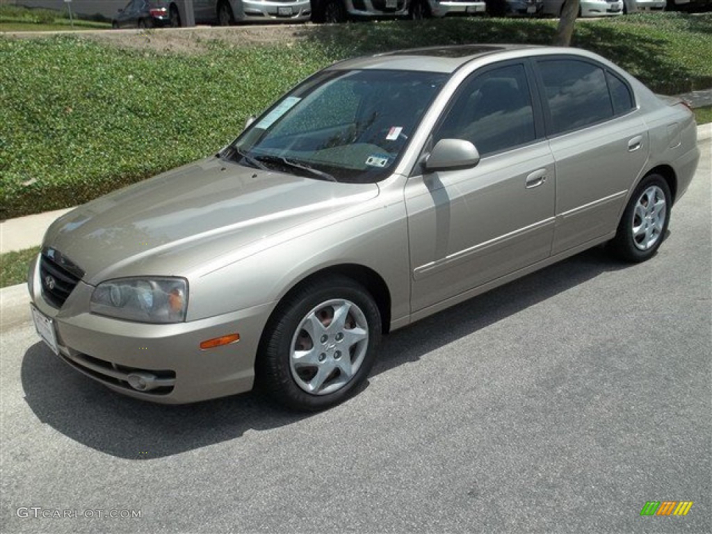 2006 Elantra GLS Sedan - Champagne Beige / Beige photo #1