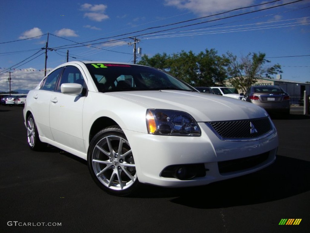 2012 Galant SE - White Pearl / Black photo #1