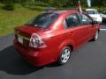 2008 Sport Red Metallic Chevrolet Aveo LS Sedan  photo #7