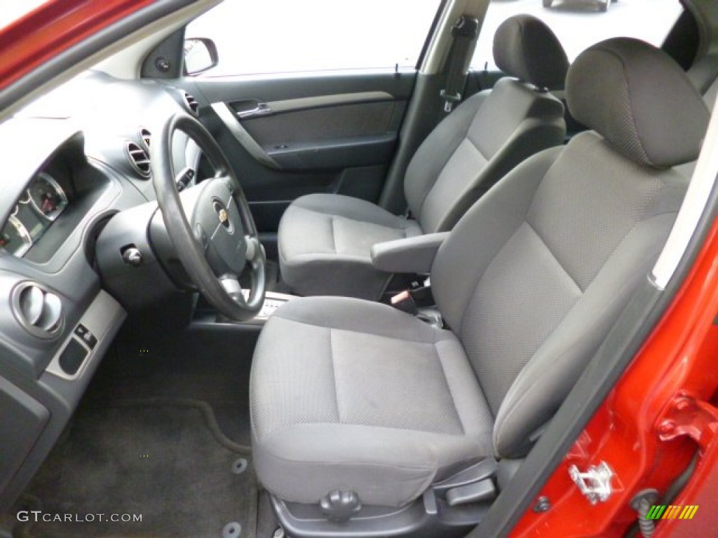 2008 Chevrolet Aveo LS Sedan Front Seat Photo #82821315