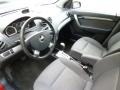 Charcoal 2008 Chevrolet Aveo LS Sedan Interior Color