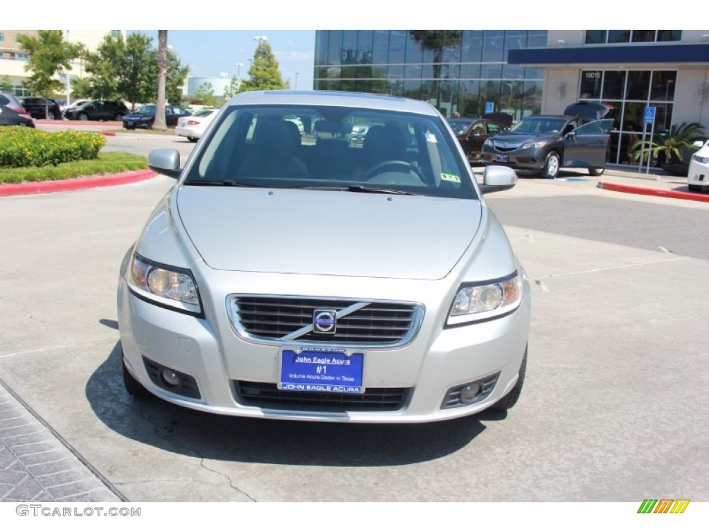 2010 V50 2.4i - Silver Metallic / Dalaro Off Black T-Tec photo #3