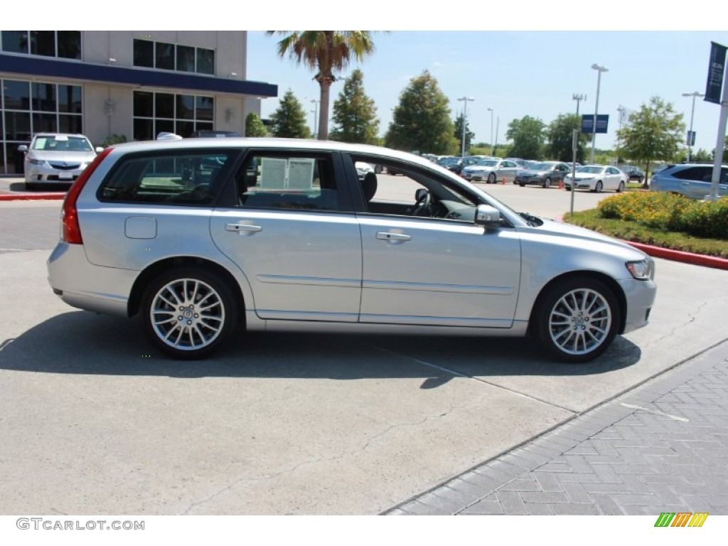 2010 V50 2.4i - Silver Metallic / Dalaro Off Black T-Tec photo #6