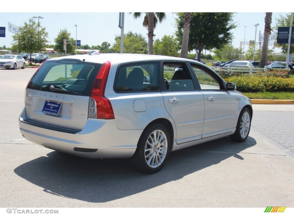 2010 V50 2.4i - Silver Metallic / Dalaro Off Black T-Tec photo #8