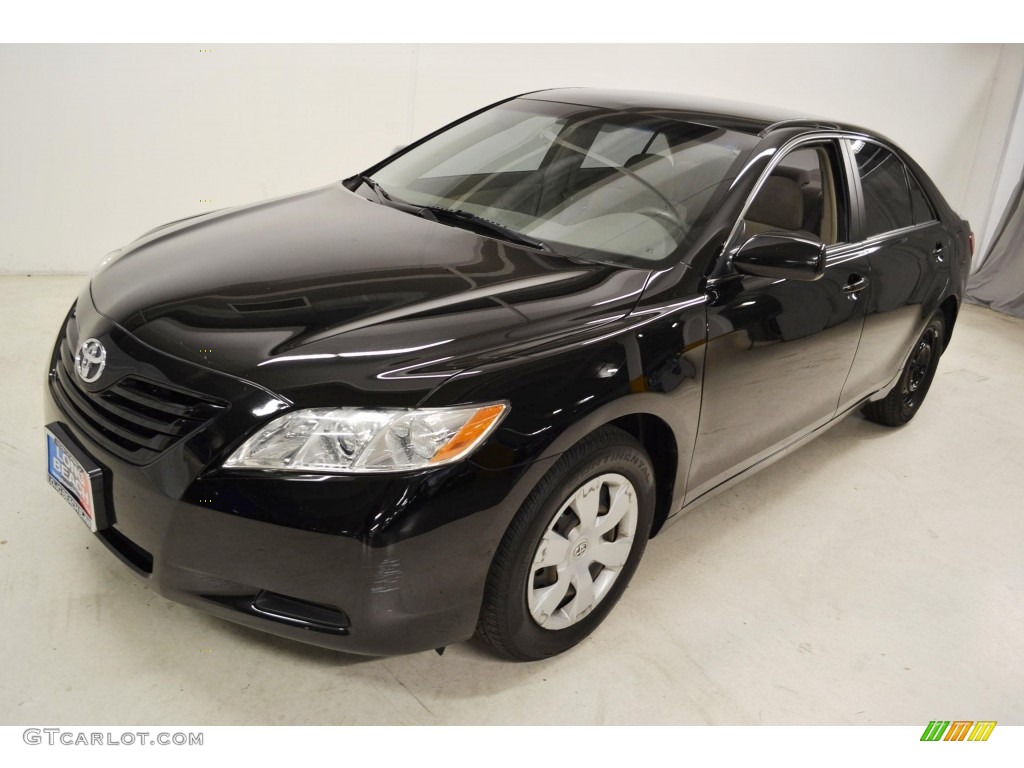 2007 Camry CE - Black / Bisque photo #5