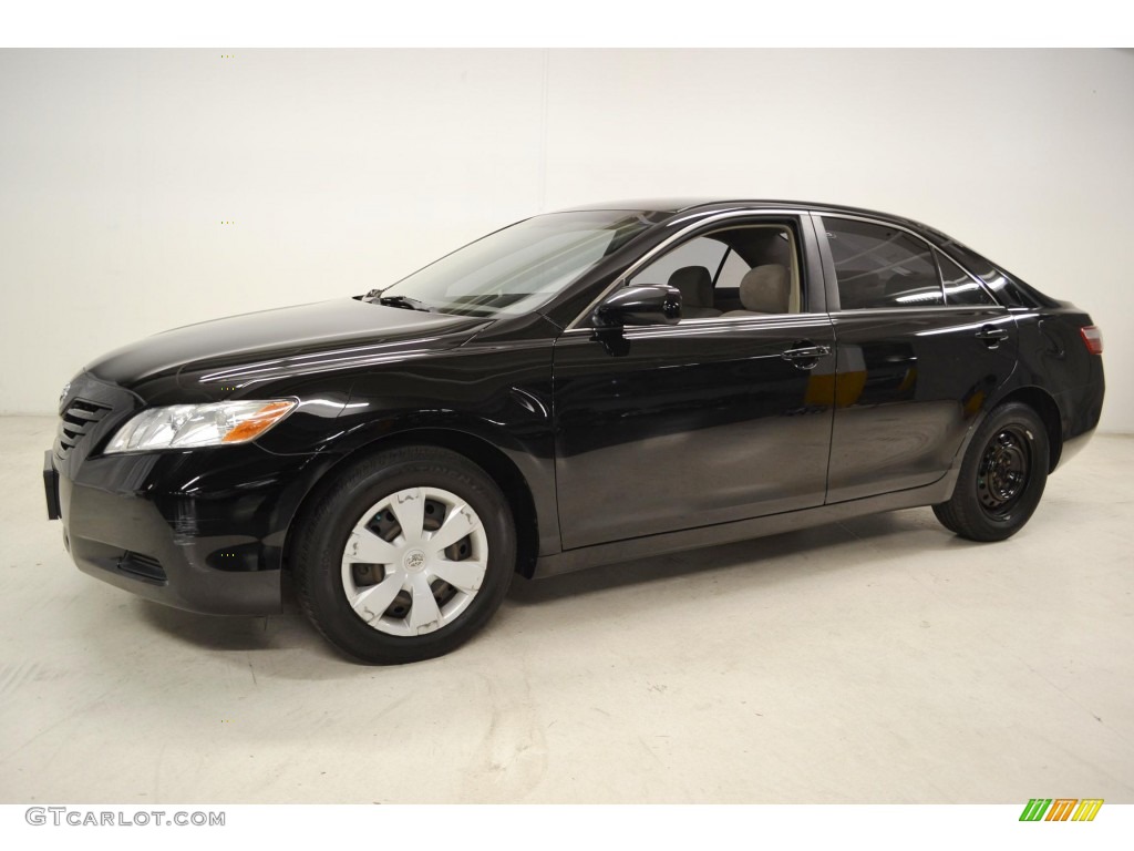2007 Camry CE - Black / Bisque photo #6