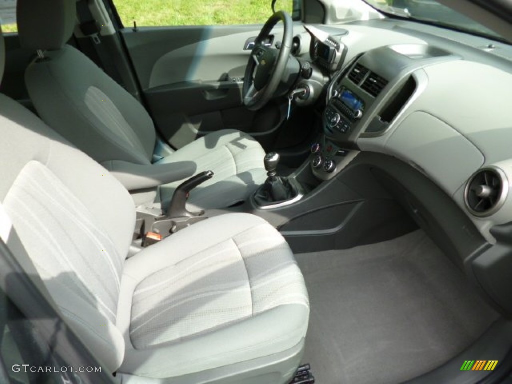 Dark Pewter/Dark Titanium Interior 2012 Chevrolet Sonic LT Hatch Photo #82822495