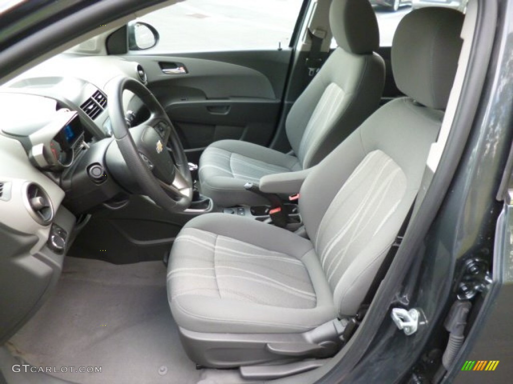 Dark Pewter/Dark Titanium Interior 2012 Chevrolet Sonic LT Hatch Photo #82822618