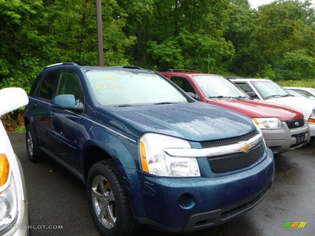 2007 Equinox LT AWD - Bermuda Green Metallic / Dark Gray photo #1