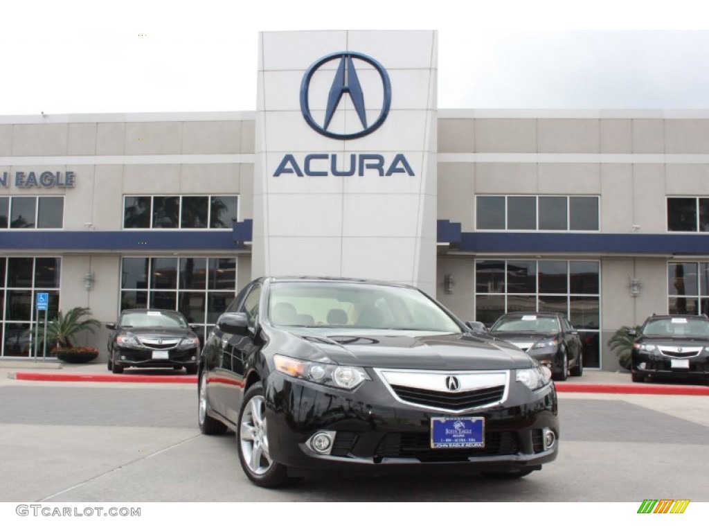 2013 TSX Technology - Crystal Black Pearl / Parchment photo #1