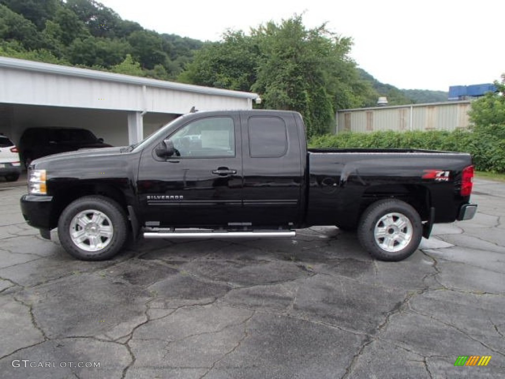 2013 Silverado 1500 LT Extended Cab 4x4 - Black / Ebony photo #5