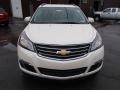 2013 White Diamond Tricoat Chevrolet Traverse LT AWD  photo #3