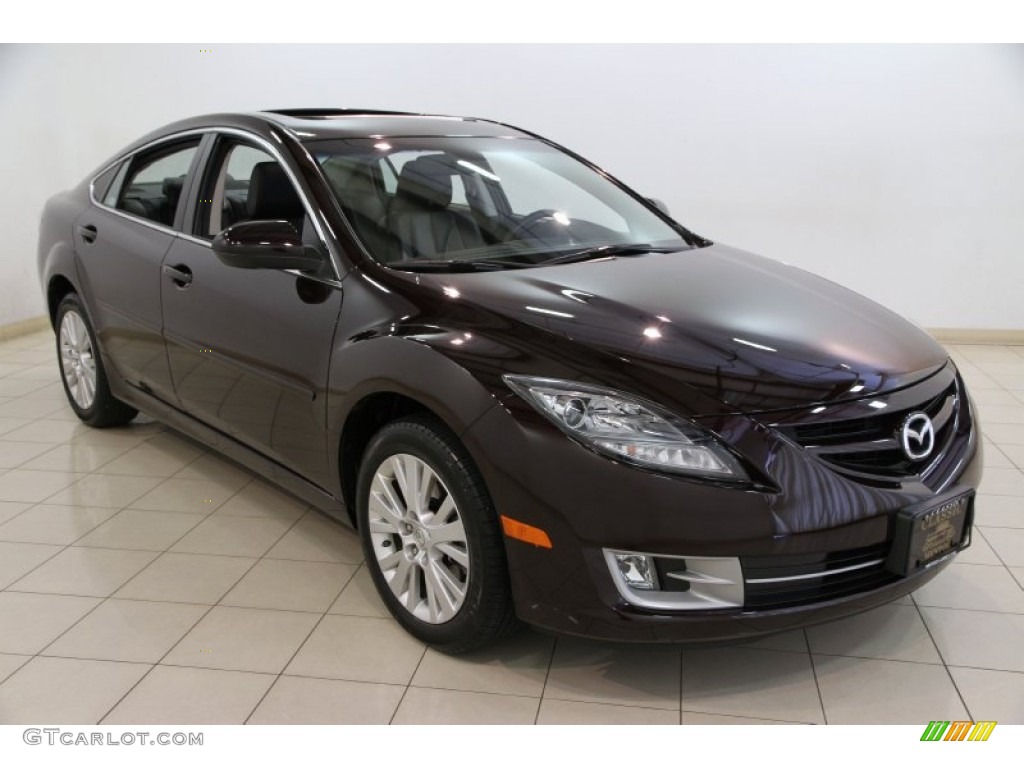 2010 MAZDA6 i Grand Touring Sedan - Black Cherry Metallic / Black photo #1