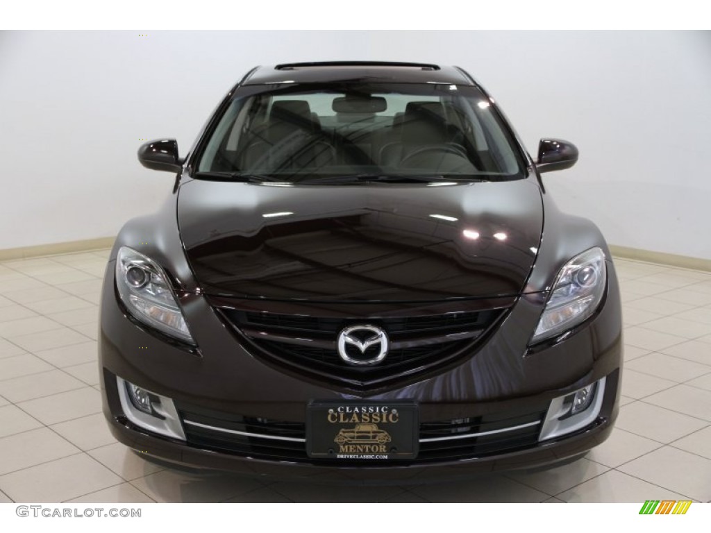 2010 MAZDA6 i Grand Touring Sedan - Black Cherry Metallic / Black photo #2