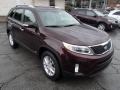 2014 Dark Cherry Kia Sorento LX AWD  photo #2