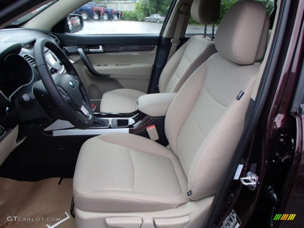 Beige Interior 2014 Kia Sorento LX AWD Photo #82826488