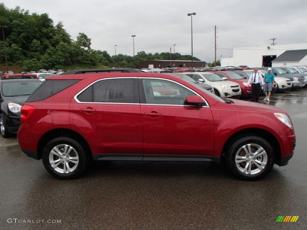 2013 Equinox LT AWD - Crystal Red Tintcoat / Jet Black photo #1