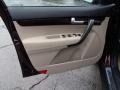 Beige 2014 Kia Sorento LX AWD Door Panel