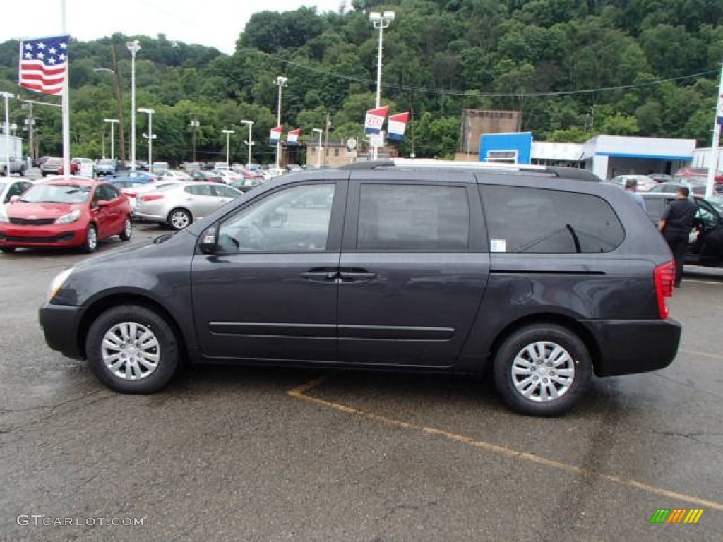 Platinum Gray 2014 Kia Sedona LX Exterior Photo #82826826