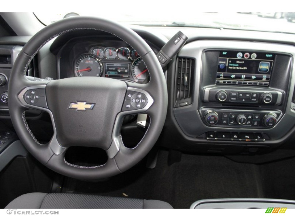 2014 Chevrolet Silverado 1500 LT Z71 Crew Cab 4x4 Jet Black Dashboard Photo #82826850