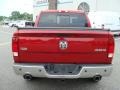 2009 Inferno Red Crystal Pearl Dodge Ram 1500 Laramie Crew Cab 4x4  photo #5