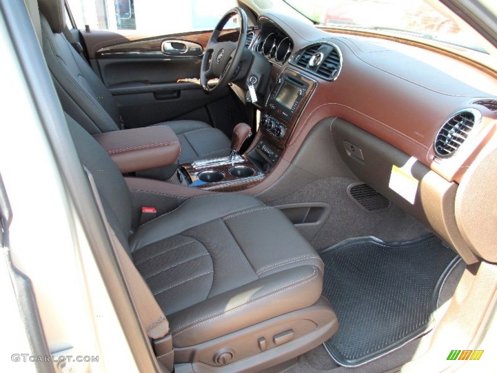 2013 Enclave Leather - Champagne Silver Metallic / Cocoa Leather photo #6