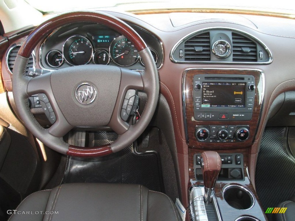 2013 Enclave Leather - Champagne Silver Metallic / Cocoa Leather photo #7