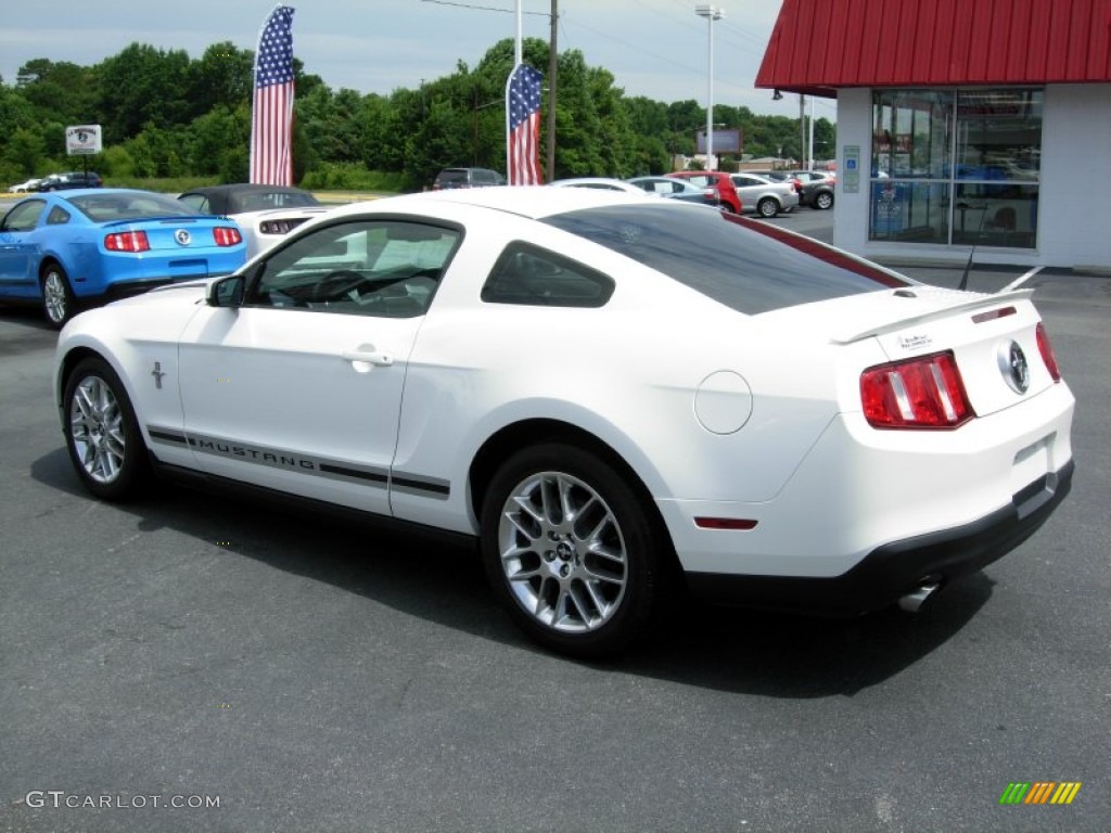 2012 Mustang V6 Premium Coupe - Performance White / Charcoal Black photo #11