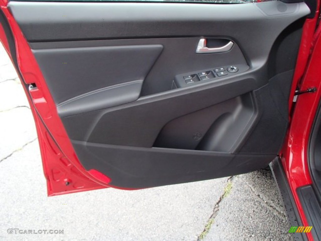 2013 Kia Sportage LX AWD Black Door Panel Photo #82828716