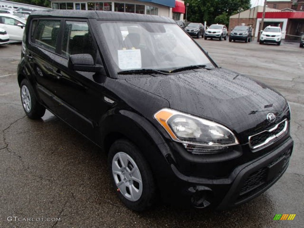Shadow Black 2013 Kia Soul 1.6 Exterior Photo #82828965