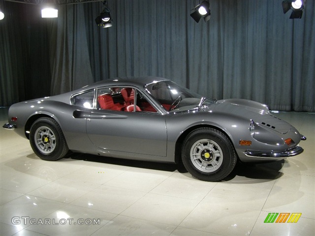 Grey 1972 Ferrari Dino 246 GT Exterior Photo #82830