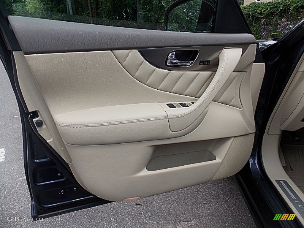 2009 Infiniti FX 35 AWD Wheat Door Panel Photo #82829059