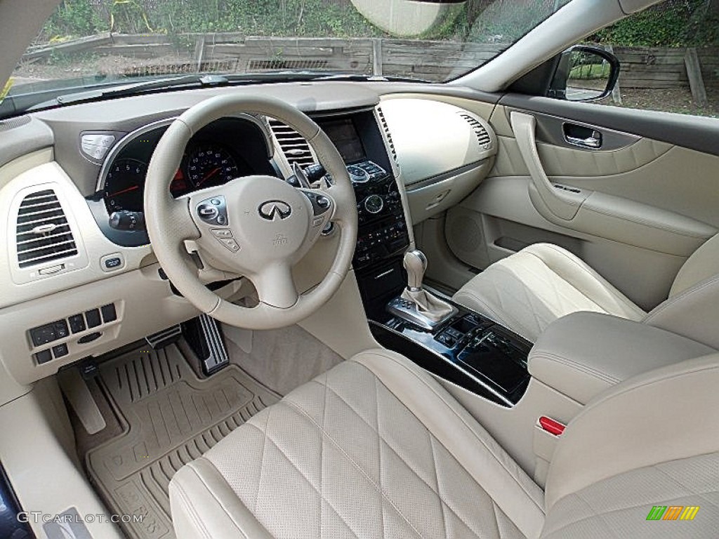 Wheat Interior 2009 Infiniti FX 35 AWD Photo #82829152