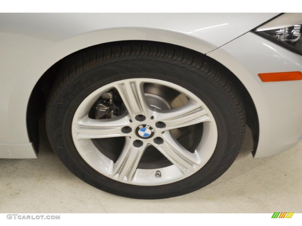 2013 3 Series 328i Sedan - Glacier Silver Metallic / Black photo #3