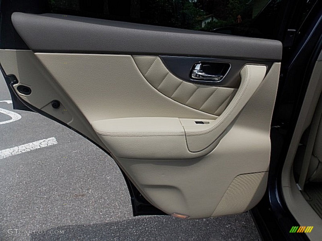 2009 Infiniti FX 35 AWD Wheat Door Panel Photo #82829241