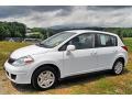 2011 Fresh Powder White Nissan Versa 1.8 S Hatchback  photo #3