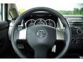 Charcoal 2011 Nissan Versa 1.8 S Hatchback Steering Wheel