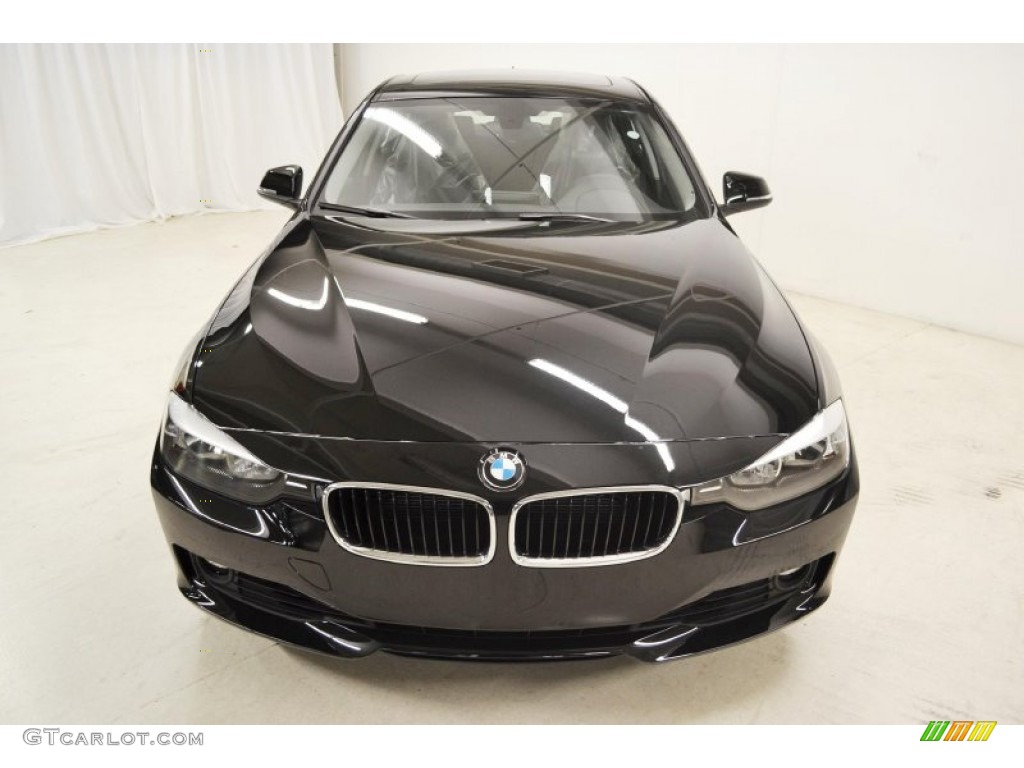 2013 3 Series 328i Sedan - Jet Black / Black photo #4