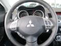 Black 2013 Mitsubishi Lancer Sportback GT Steering Wheel