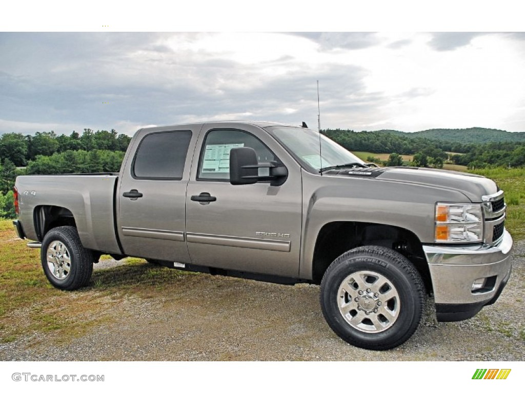 Graystone Metallic 2014 Chevrolet Silverado 2500HD LT Crew Cab 4x4 Exterior Photo #82831162