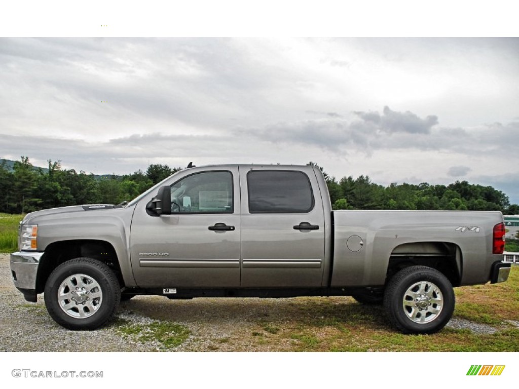 Graystone Metallic 2014 Chevrolet Silverado 2500HD LT Crew Cab 4x4 Exterior Photo #82831184
