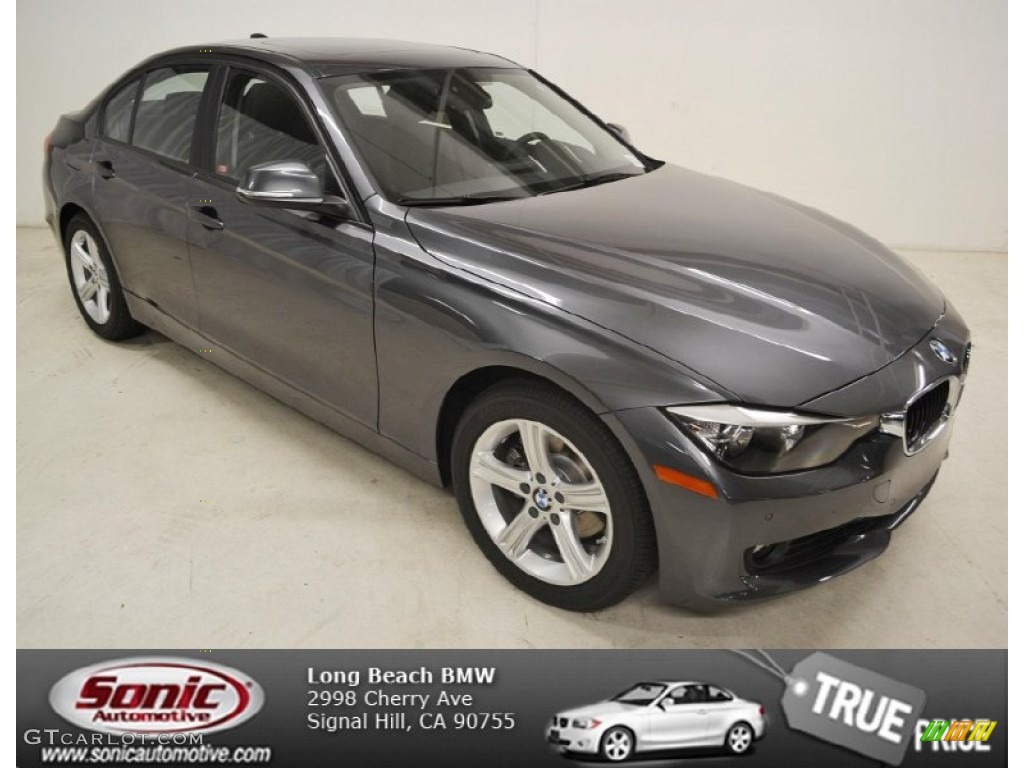 2013 3 Series 328i Sedan - Mineral Grey Metallic / Black photo #1