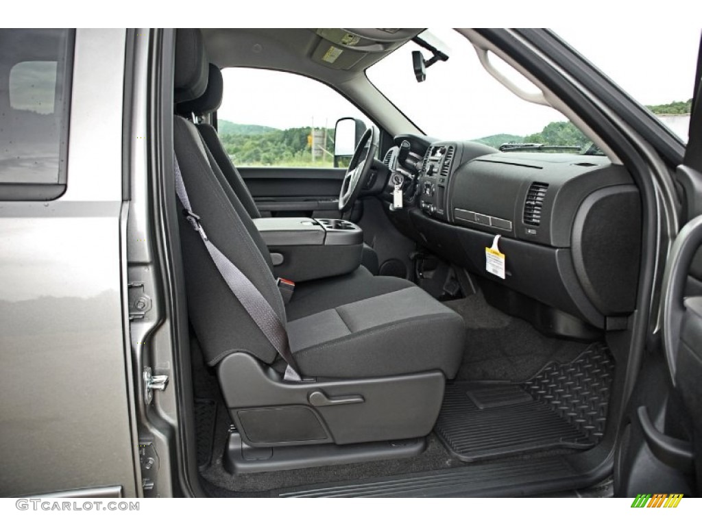 Ebony Interior 2014 Chevrolet Silverado 2500HD LT Crew Cab 4x4 Photo #82831507